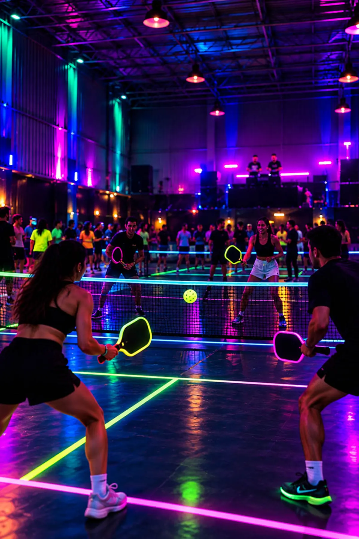 Envisioned Glow Outt glow pickleball
